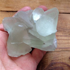 Green Fluorite Crystal with interesting patterns