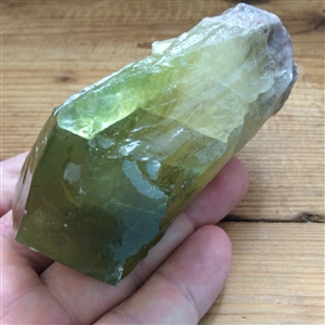 Green Calcite Point