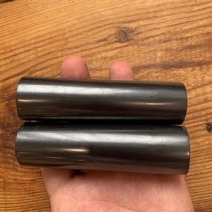 Shungite Cylinder set of two 10.5 x 3CM